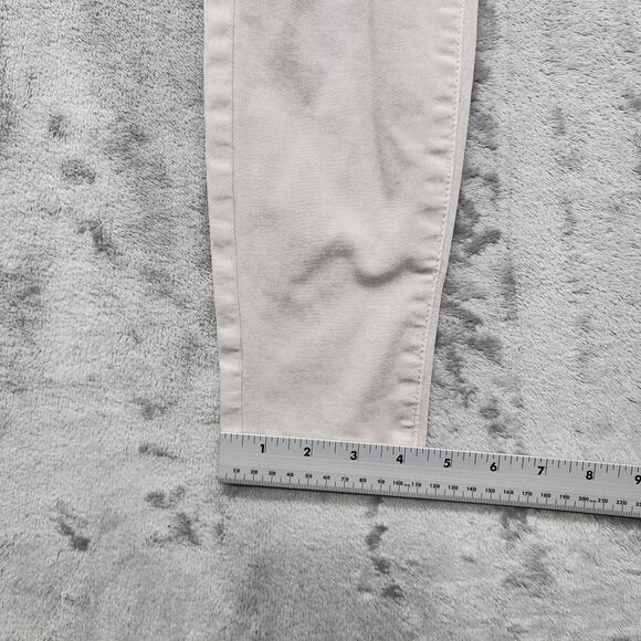 American Eagle Jeans Womens 6 SHORT Beige Distressed Stretch High Rise Jegging - Picture 14 of 15